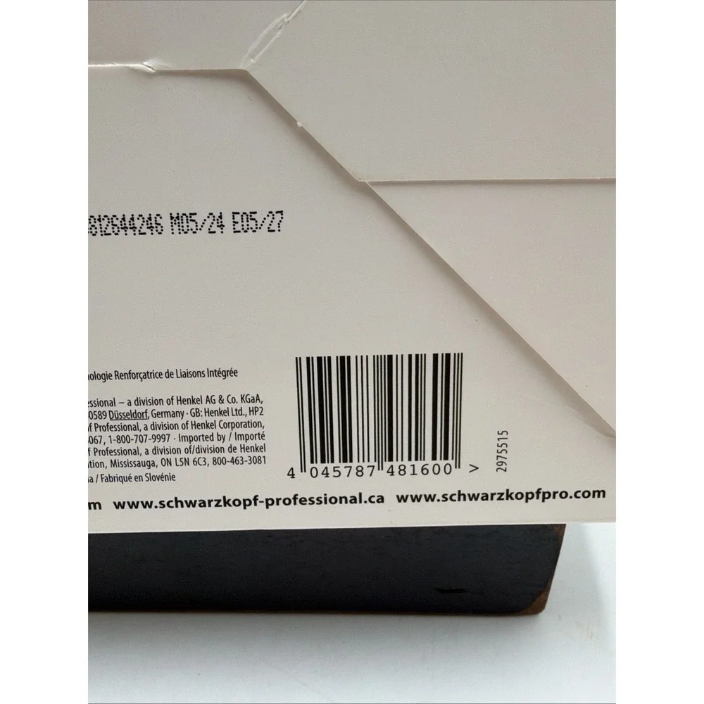 Schwarzkopf Professional Bond Enforcing Color Remover Kit 5 Applications x 1.05